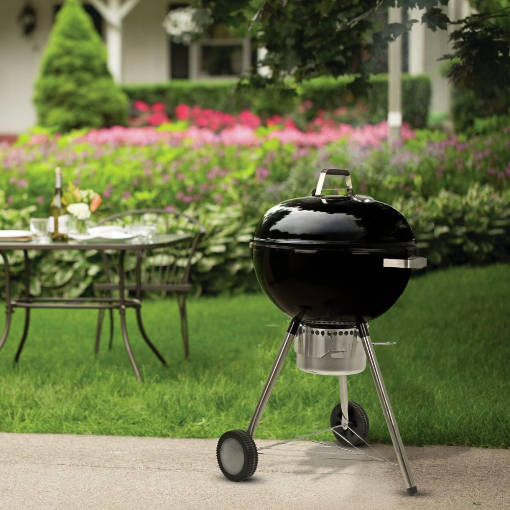 Barbecue a carbone modello ketty Ø 57 cm con coperchio, sistema raccogli cenere e termometro