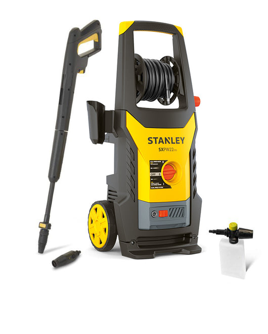 Stanley Idropulitrice ad Alta Pressione SXPW22DSS con Doppia Velocità (2200 W, 160 bar, 460 l/h)