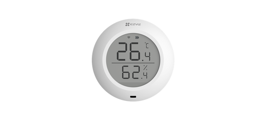 EZVIZ T51C Sensore di temperatura e umidità domestica intelligente, compatibile con centralina A3, a batteria