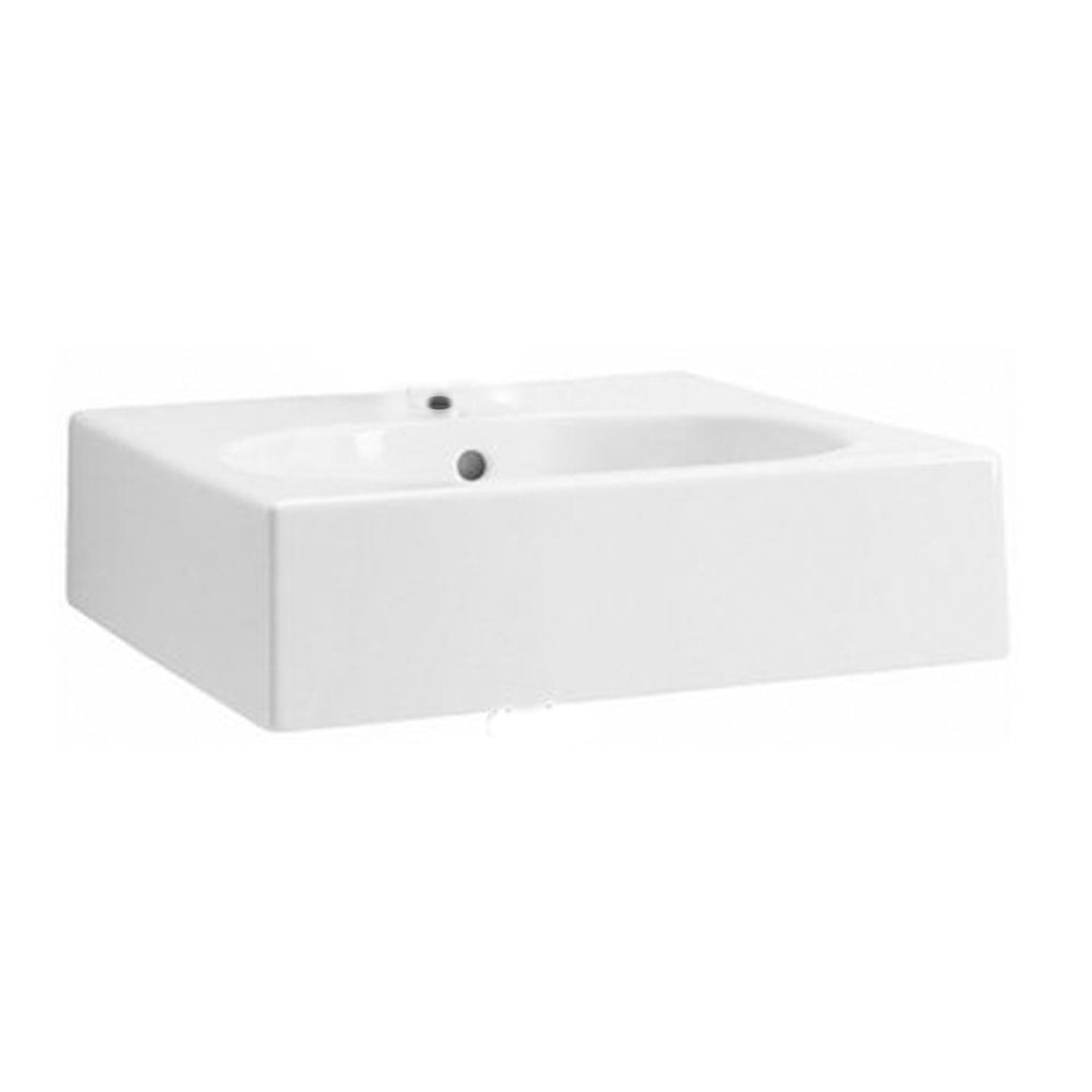 Pozzi ginori lavabo bianco closer 60 con bacino ovale made in italy *** confezione 1