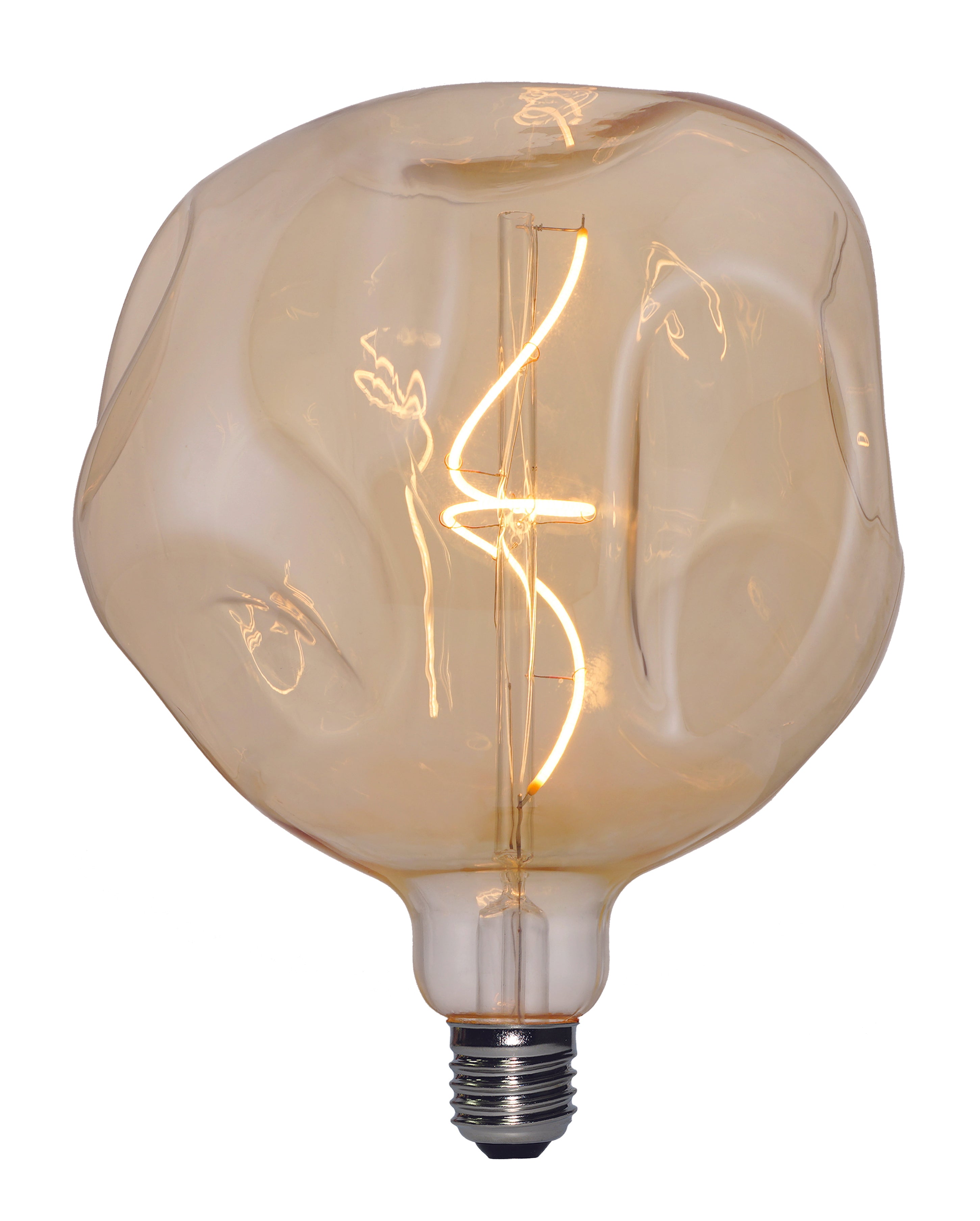 Lampadina led vintage con finitura oro