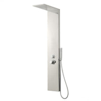 Ogomondo colonna doccia attrezzata easy in acciaio inox con cascata cromo lucido *** confezione 1