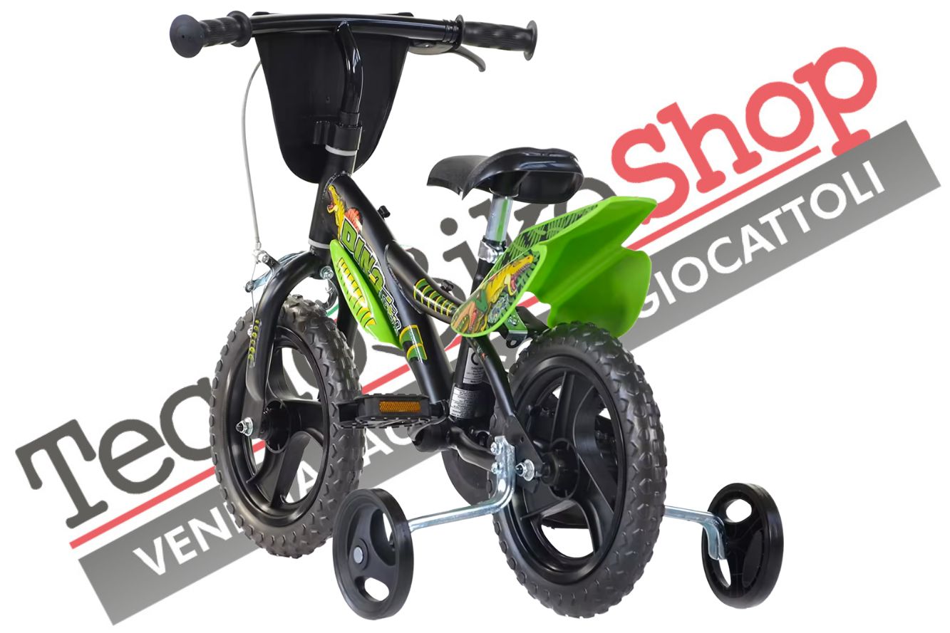 Bicicletta Bambino Dino Bikes Dinosaur DINO T-REX 12 pollici