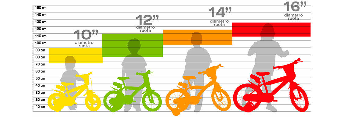 Bicicletta Bambino Movimento a Sfera Volare Sportivo 16 pollici colore Arancione