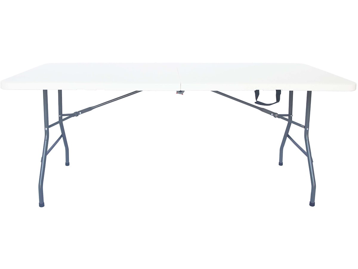 Tavolo da giardino pieghevole Foldy 180x74x74 cm Bianco