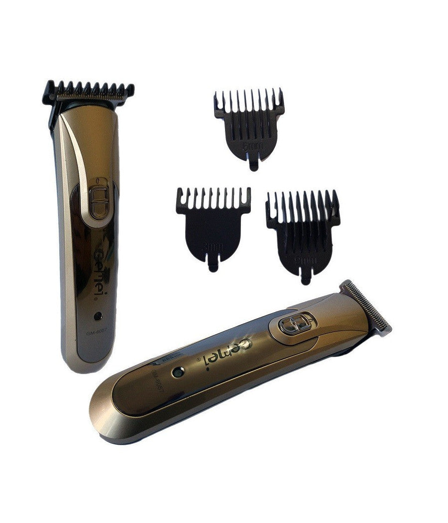 Taglia Capelli Ricaricabile Impermeabile Rasoio Regola Barba Basette Gm-6057         