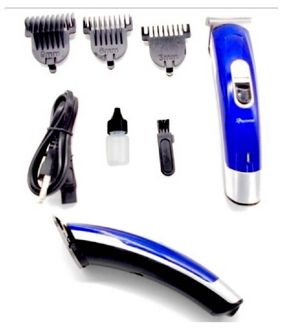 Tagliacapelli Regola Barba Capelli Professionale Elettrico Gm-6046 Senza Fili         