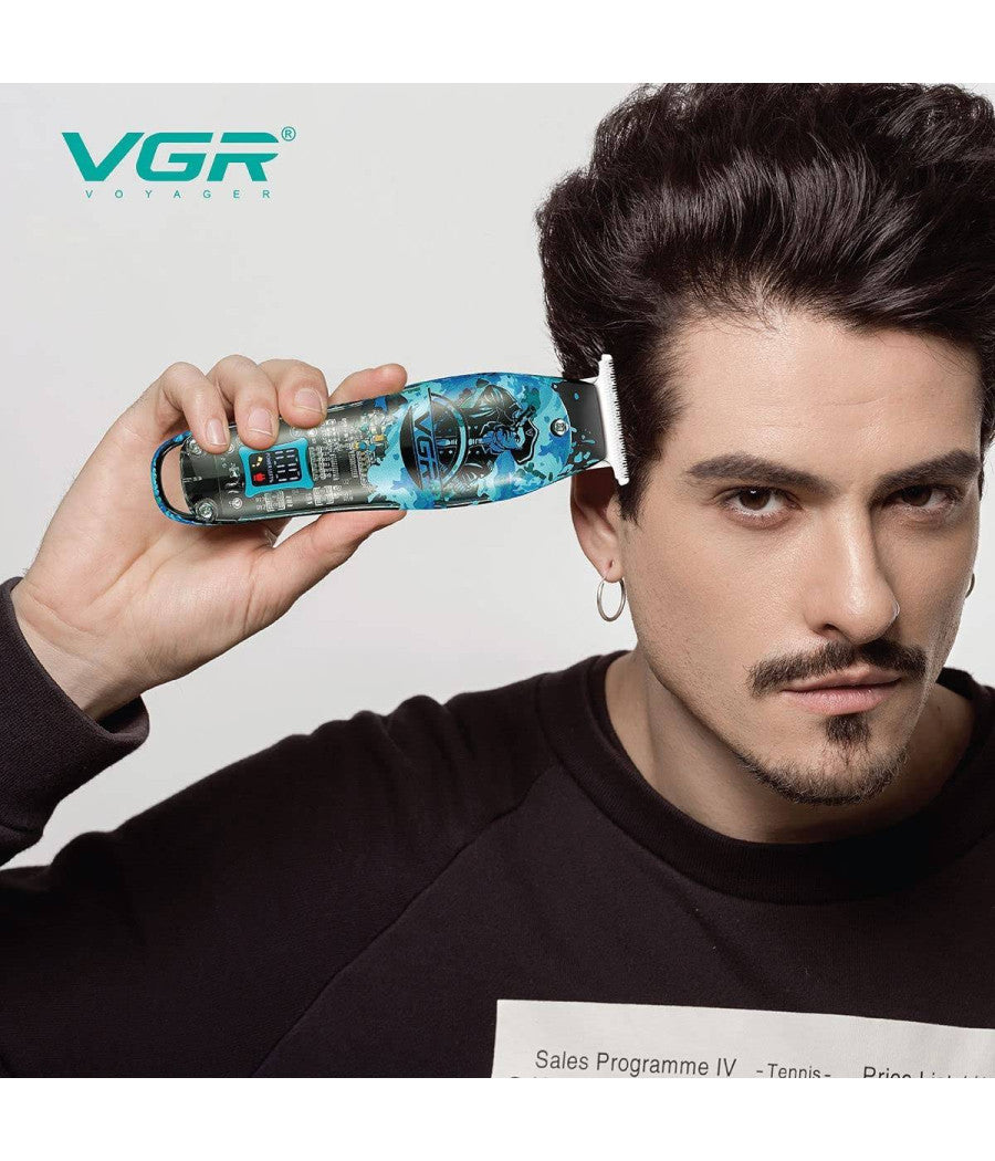 Tagliacapelli Uomo Taglia Capelli Regola Barba Ricaricabile A Batteria Vgr 923         