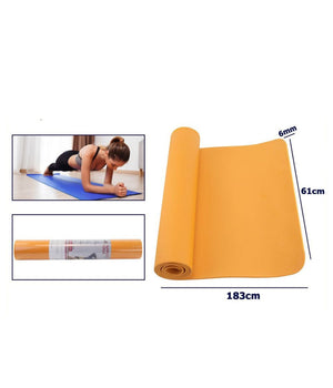 Tappetino Yoga In Eva 61x183x0.6 Cm Tappeto Aerobica Fitness Pilates Palestra         