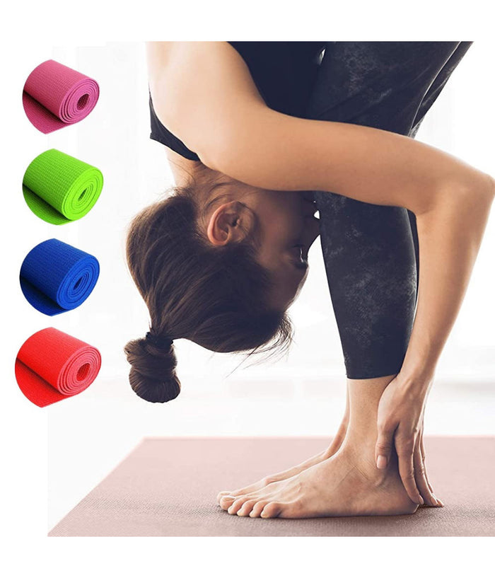 Tappetino Yoga In Pvc 61x173x0.8 Cm Tappeto Aerobica Fitness Pilates Palestra         