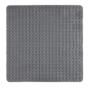 Tappeto Antiscivolo In PVC Per Doccia Mosaico Grigio 54x54 Cm