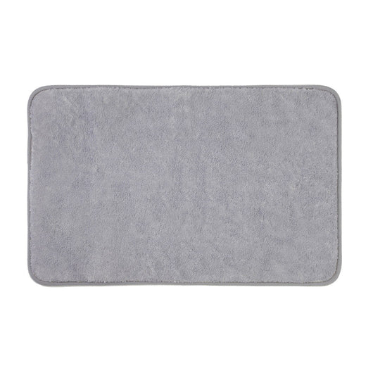 Tappeto doccia grigio 40x60 cm in poliestere antiscivolo Nuvola