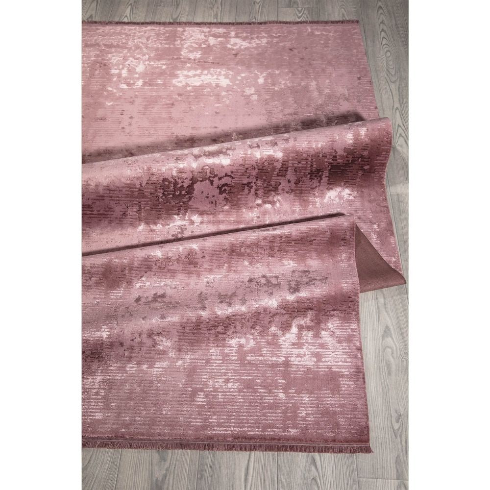 Tappeto rosa 120x180 antiscivolo vintage bambù