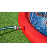 Tappeto Tappettino Spruzzi Piscina Gonfiabile Con Fontana Spider-man 165cm 98792         