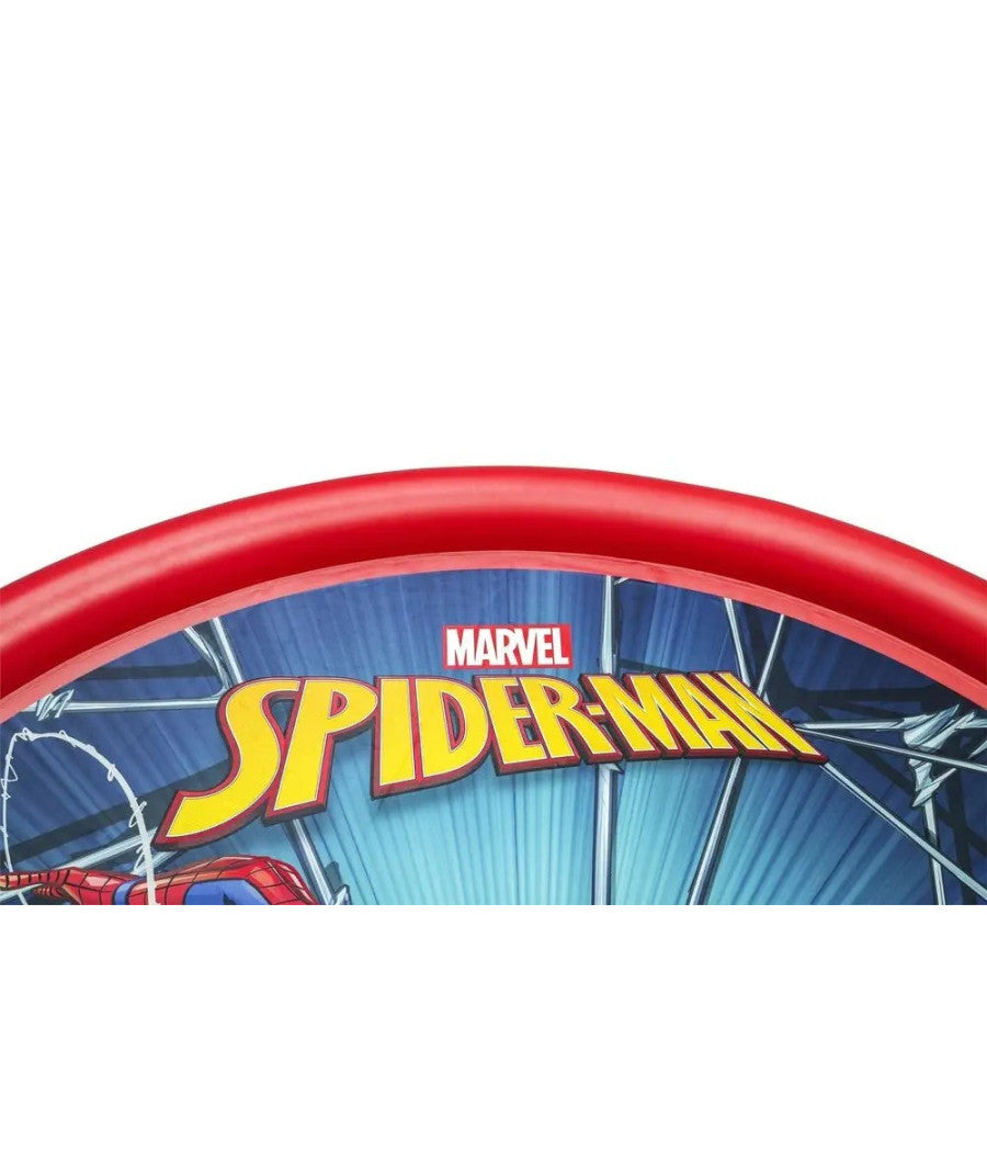 Tappeto Tappettino Spruzzi Piscina Gonfiabile Con Fontana Spider-man 165cm 98792         