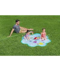 Tappettino Spruzzi Acqua Sirenetta Splash Pad 163x145cm Per Bambini Estate 9101         