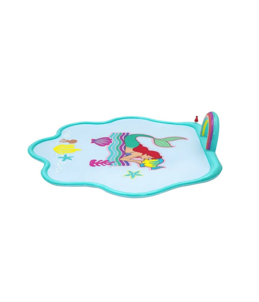 Tappettino Spruzzi Acqua Sirenetta Splash Pad 163x145cm Per Bambini Estate 9101         