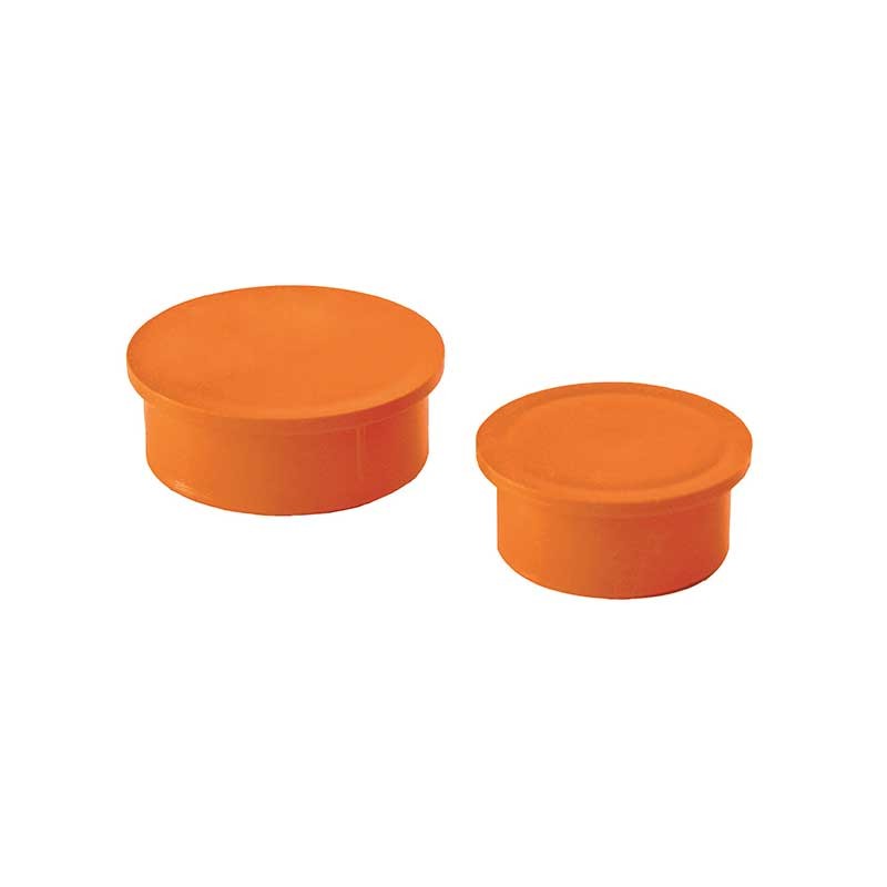 Tappo ad incastro in pvc : Colore - Arancio, Diametro - 50