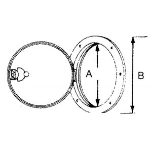 TAPPO ISPEZ. BIANCO Ø EST.MM.315