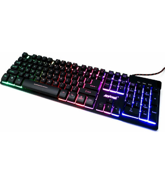 Tastiera Da Gioco Cablata Retroilluminata A Led Multicolore Ergonomica Q801-rgb         