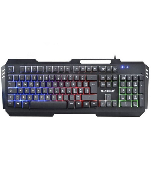 Tastiera Gaming Con Filo Retroilluminato Led Rgb Layout Italiano Pc Ek-rgb01         