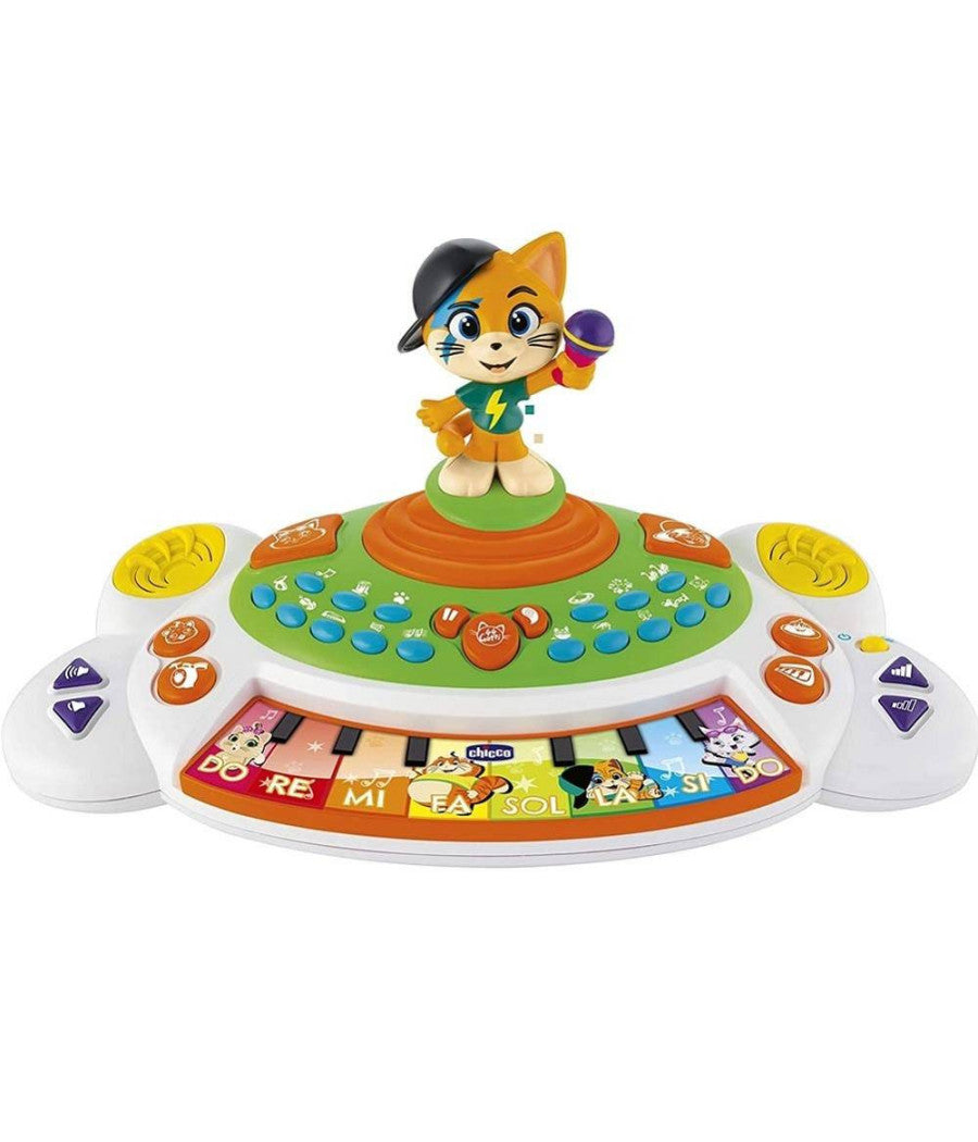 Tastiera Pianola Lampo 44 Gatti Piano Giocattolo Bambini Suoni Musica Canzoni         