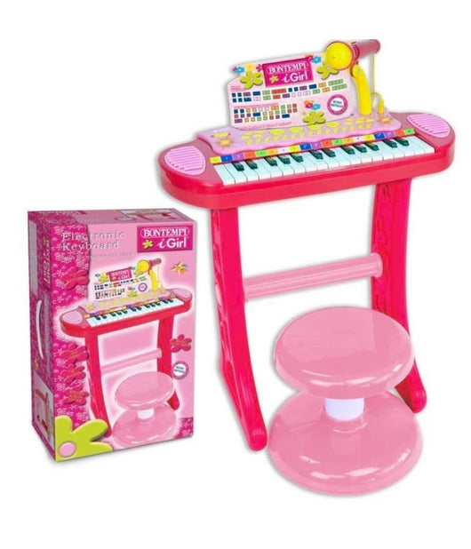 Tastiera Pianola Musicale Con Microfono Gioco Per Bambini Musica Divertimento         