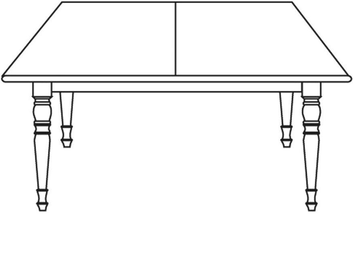 Tavolo allungabile legno massello l.140 p.80 h.78