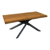 Tavolo big table fisso in rovere massello nodato spessore 6 cm. misura l.250 p.100 h.76