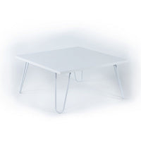 Tavolino da salotto 60x60x29 cm bianco Ilia