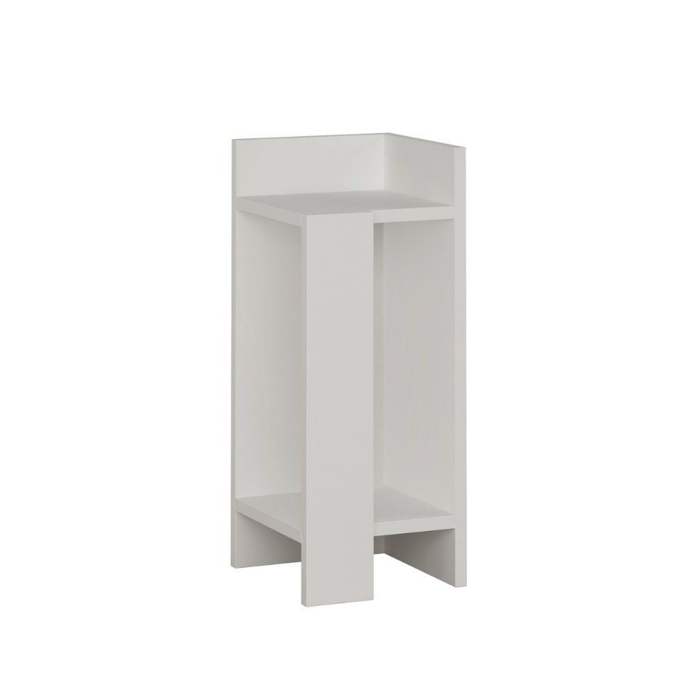 Tavolino di design Elos 25x27x60h destro colore bianco