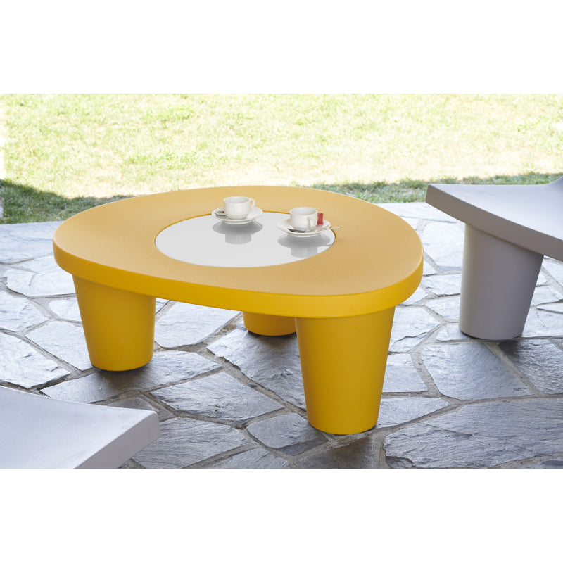 TAVOLINO LOW LITA TABLE made in Italy - GIALLO