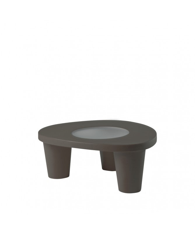 TAVOLINO LOW LITA TABLE made in Italy - MARRONE