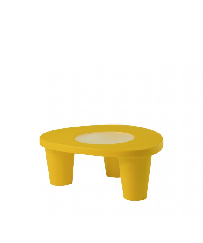 TAVOLINO LOW LITA TABLE made in Italy - GIALLO