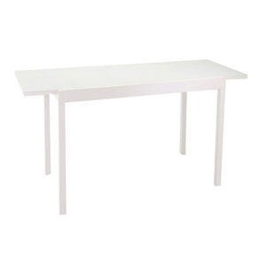 Tavolo alluminio boise bianco opaco allungabile cm160/220x90h67,5/75