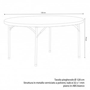 TAVOLO CATERING Ø 120