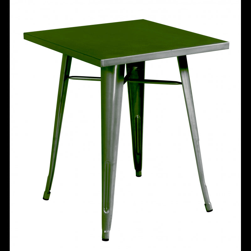 Tavolo Lamiera 60X60 Verde Militare Moia