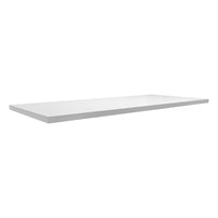 NUVOLA - Ripiano per tavolo da pranzo da 160x90x5cm in legno con rivestimento in laminato di colorazione bianco matto. Piano per scrivania, tavolo cucina, tavolino da caffè 