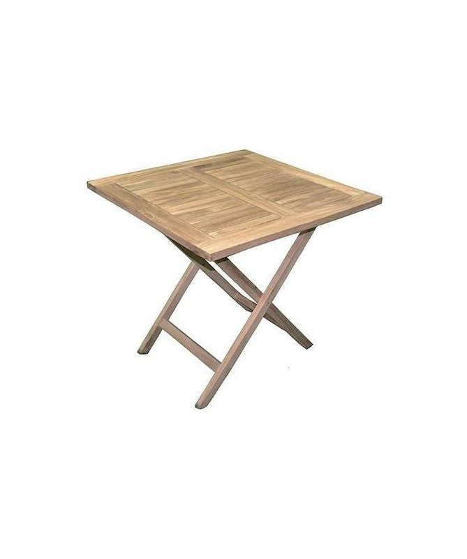 Tavolo Vulcano Quadrato Moia In Legno Teak - 80 Cm