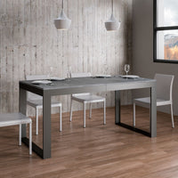 Tavolo Allungabile 180-284x90x80 cm Tecno Evolution Cemento