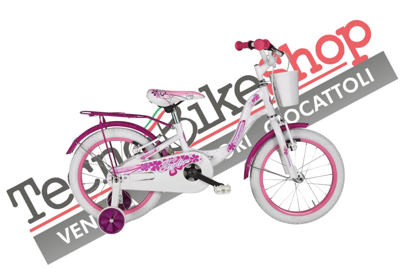 Bici Bambina coppi Taylor 12 pollici colore Bianco