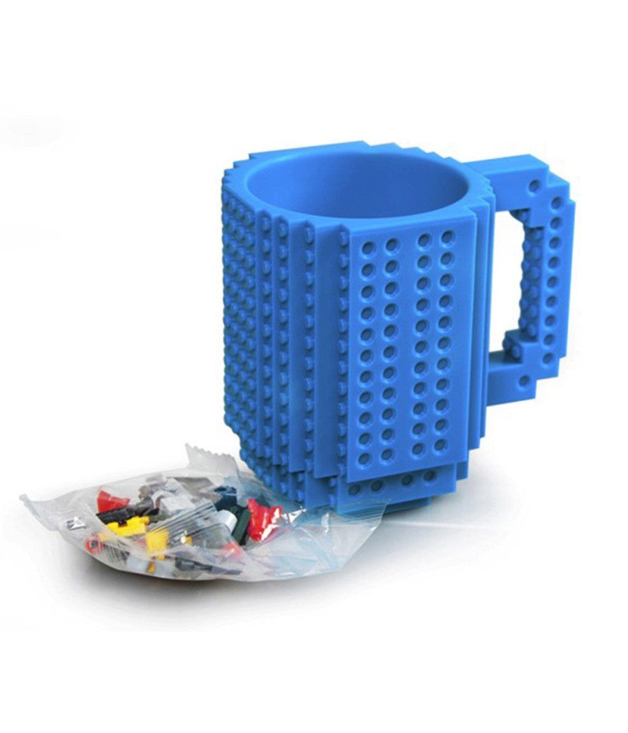 Tazza Lego Compatibile Con Mattoncini Costruzioni Built On Bricks Mug 350 Ml         