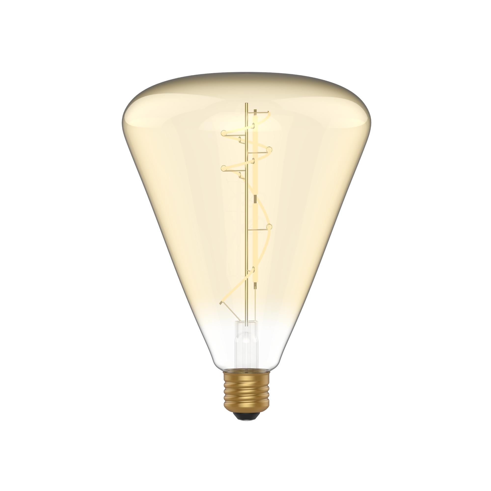 Lampadina led vintage con finitura oro