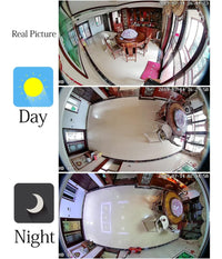 Telecamera Ahd 360 Gradi Fysh Eye Telecamere Alta Definizione Ampia Visione         
