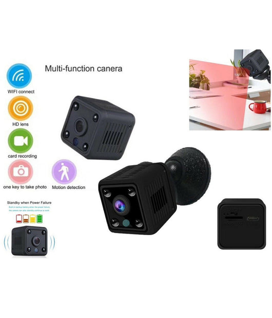 Telecamera Nascosta Microcamera Detection Spy Wifi Ip Hd 960p Sd 4 Led         