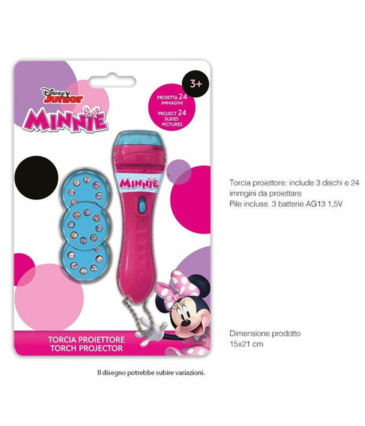 Torcia Proiettore Minnie Disney 24 Immagini Da Proiettare Giocattolo Bambini         