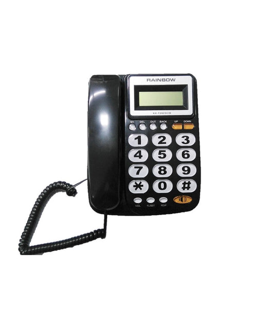 Telefono Con Tasti Grandi Vivace Display Lcd Extra Large Rainbow T2025cid Nero         