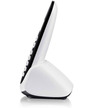 Telefono Cordless Brondi Adara Bianco Nero Retroilluminato Con Sveglia Vivavoce         