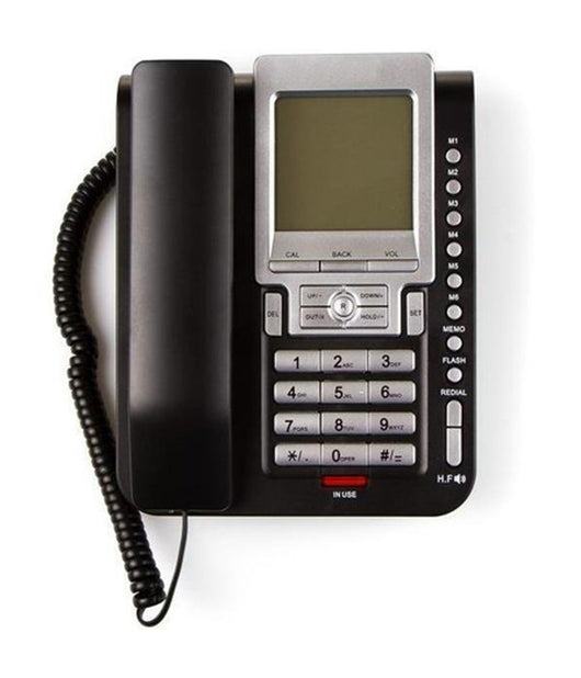 Telefono Fisso Con Cavo Q-dh388 Display Lcd A 12 Cifre Scrivania Ufficio Casa         