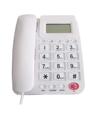 Telefono Fisso Con Tasti Grandi Per Casa Hotel Display Calcolatrice Fo-85011 Cid         